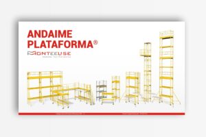 Catálogos MONTEEUSE 2025 - Andaimes e Plataformas, Andaime Plataforma Original PI0702779-6, Estruturas de Linha de Vida Móvel ou Fixa, Escadas Plataforma NR-12, Pórticos de Içamento de cargas e muito mais. Confira no nosso site!