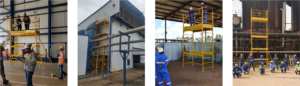 Andaime Plataforma Original MONTEEUSE PI0702779-6 Produto patenteado - Segurança em altura para manutenção industrial ou construção civil, garantindo acesso seguro pela escada incorporada, Guarda-corpos e Rodapés conforme NR-18, conjunto de piso antiderrapante e forração completa, com alçapão de acesso seguro. Pode ser apoiado com sapatas ajustáveis ou rodízios para movimentação segura da estrutura. Totalmente normatizado, com ART de fabricação recolhida junto ao CREA, Memorial de cálculo, Manual de montagem, Checklist de montagem, Projeto de montagem e Treinamento tipo seminário online com certificados nominais a cada participante. Destaque nas maiores indústrias do Brasil, tendo como clientes a VALE, CSN, Usiminas, Petrobrás, GERDAU, CEMIG, Raízen, JBS SEARA, Marfrig, Usaçucar, Bunge, ADM do Brasil, Syngenta, SENAI, Cofco, Hydro Alunorte, entre outros.