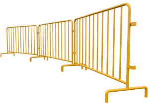 Grade de Isolamento e Cerca Articulável MONTEEUSE - Soluções para isolamento de área, com fabricação de extrema qualidade, Aço certificado e Pintura eletrostática que garante um ótimo acabamento e durabilidade.