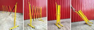 Grade de Isolamento e Cerca Articulável MONTEEUSE - Soluções para isolamento de área, com fabricação de extrema qualidade, Aço certificado e Pintura eletrostática que garante um ótimo acabamento e durabilidade.