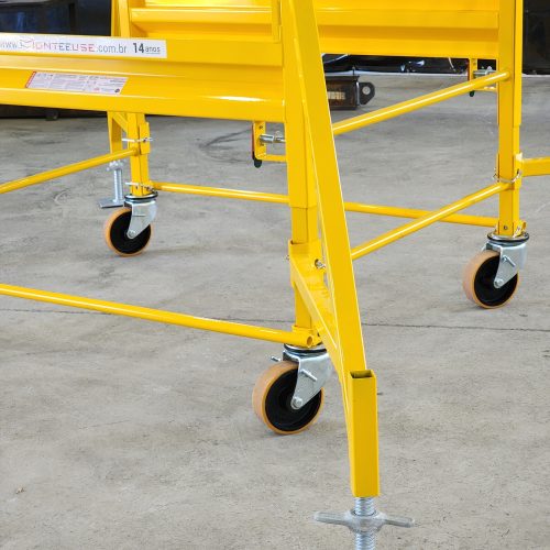 Andaime Plataforma SLIM MONTEEUSE - Área 1m x 1,2m - Trabalho em altura com Segurança (12)